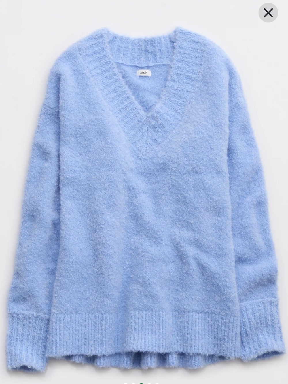 NWT Aerie Teddy Boucle Sweater size large